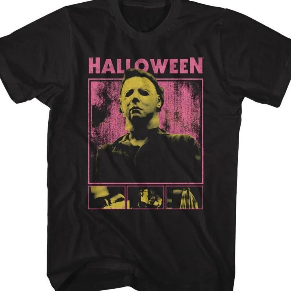 Michael Myers House Of Horrors Halloween Graphic Horror Retro Unisex T-Shirt 73